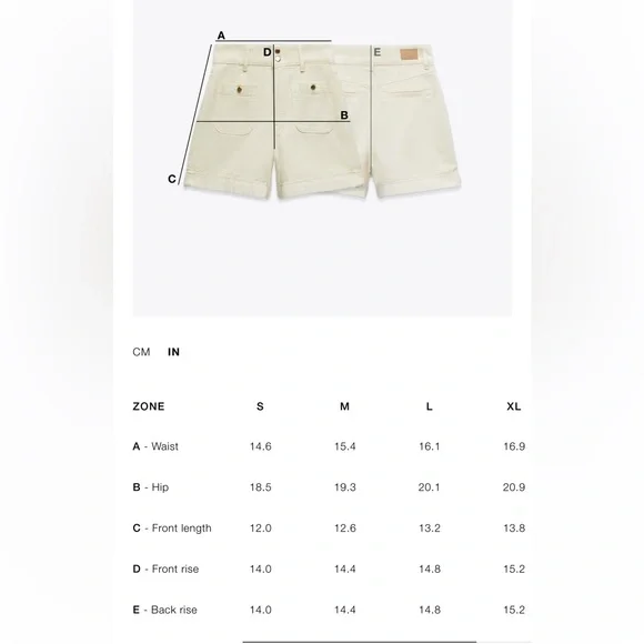 Zara Embroidered Mirror Shorts - Picture 12 of 12